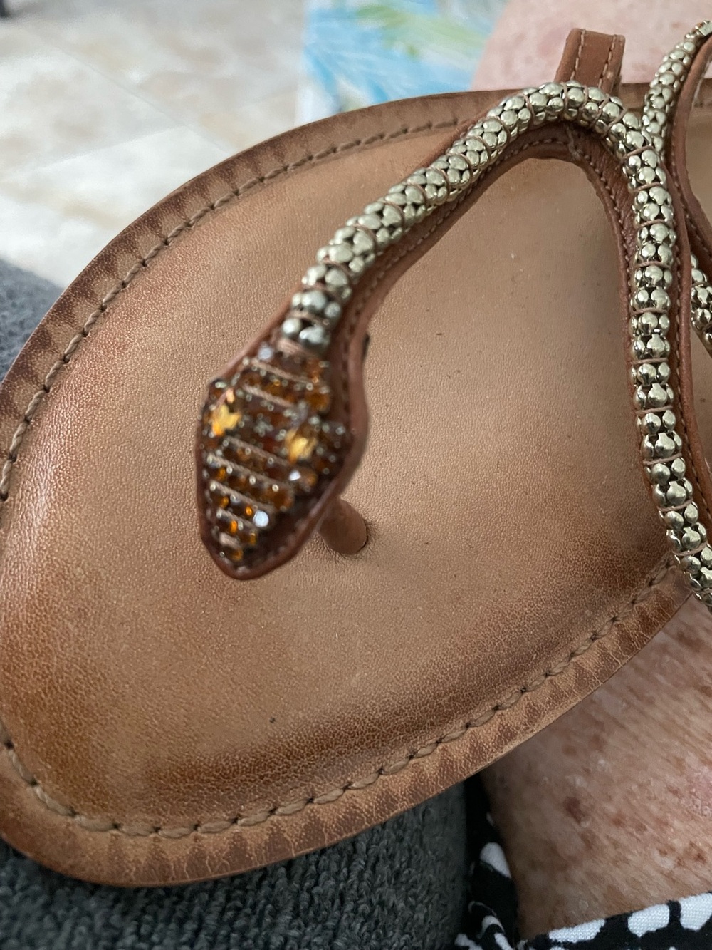 SNAKE SANDALS - Picture 4 of 4